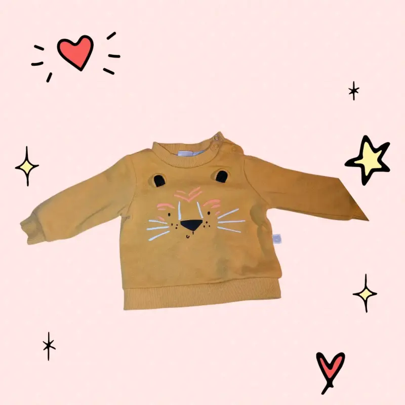 Polerón infantil con diseño de león - 2