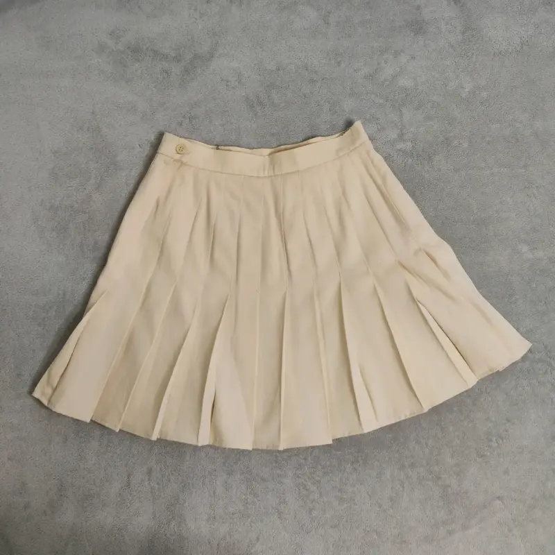 Falda beige con cadenas - 2