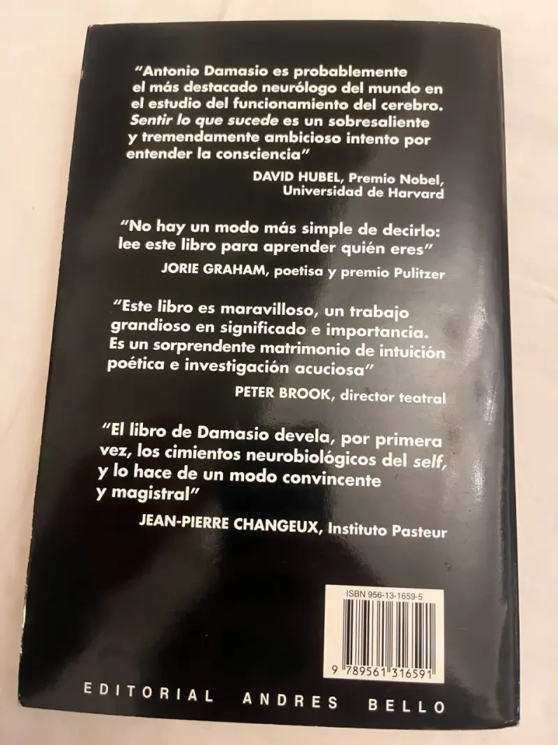 Sentir lo que Sucede - Antonio Damasio - 2
