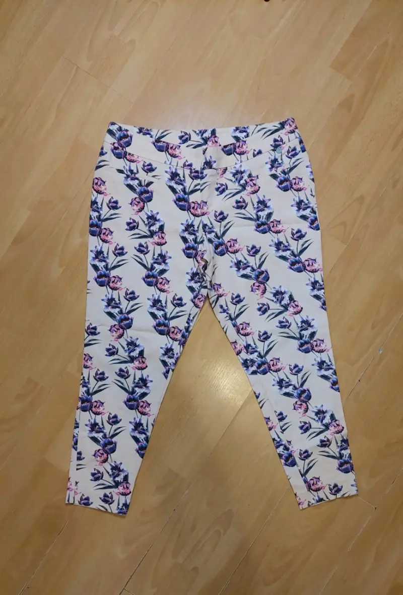 Leggings con estampado floral - 1