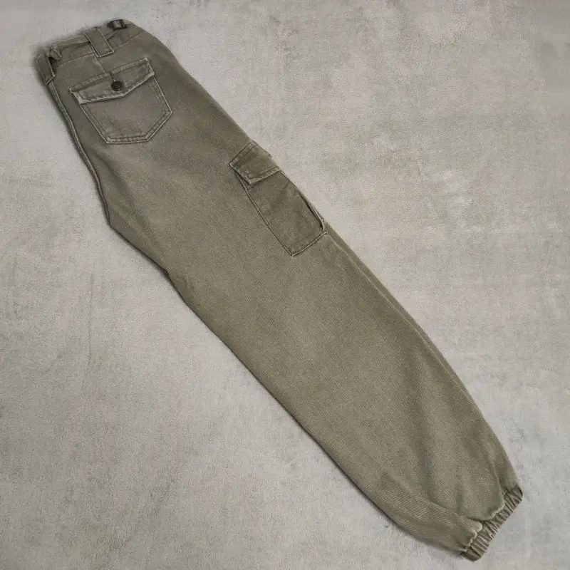 Lote 2 Pantalones cargo - Verde y Beige - 3