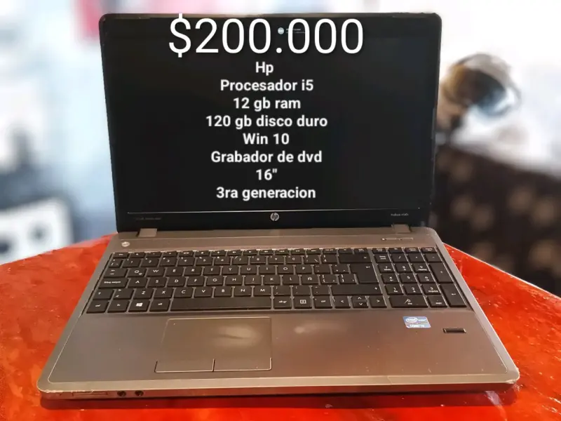 Notebook HP I5 3ra generación