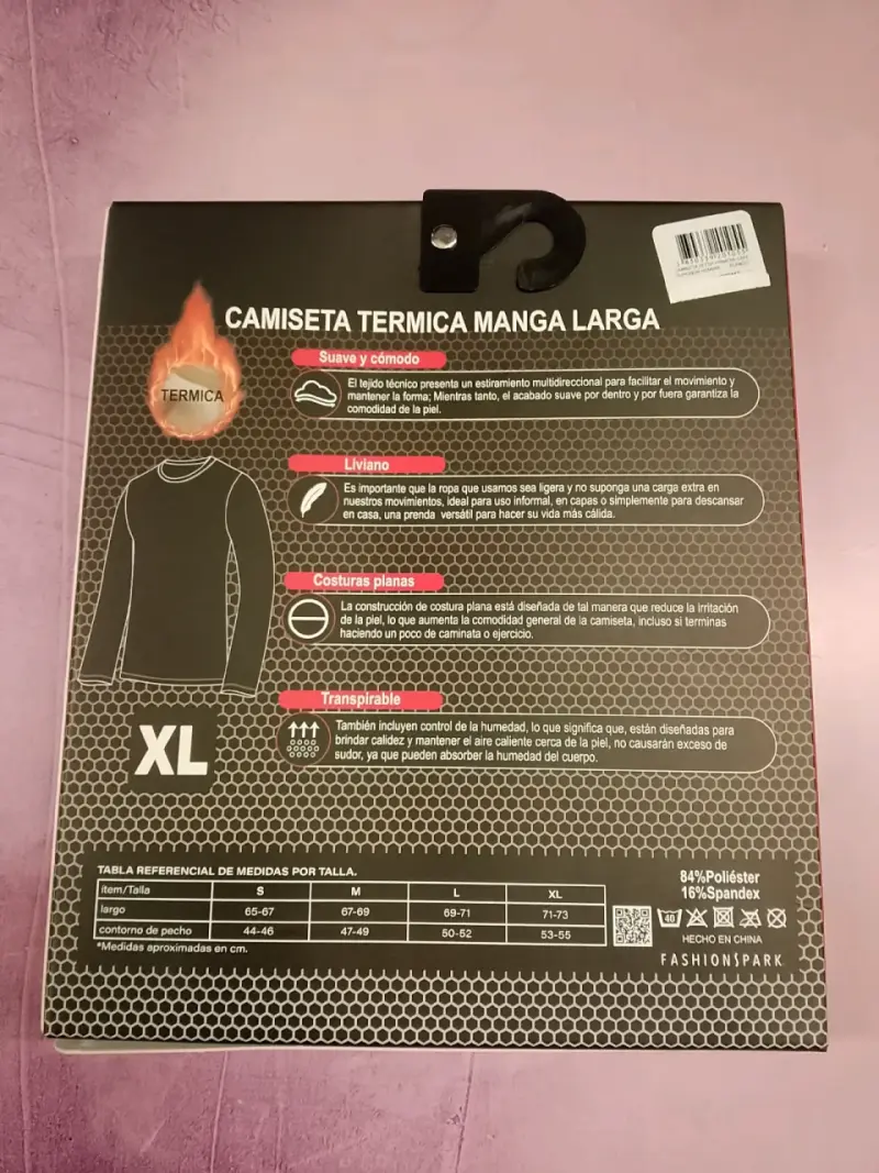 Polera Térmica - Primera Capa – Talla XL 🔥 - 2