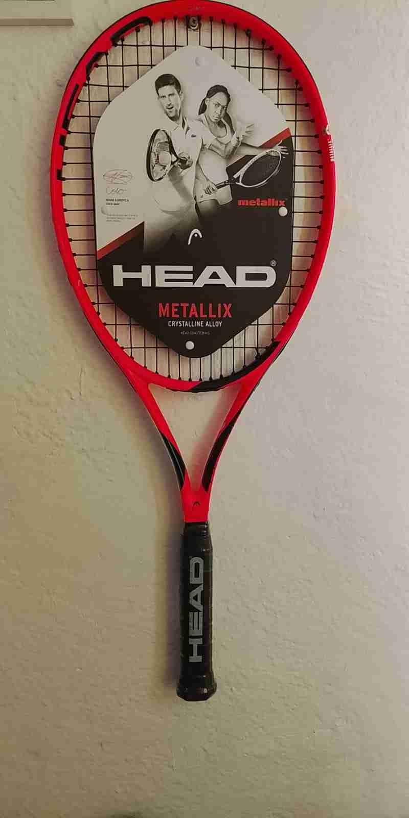 Raqueta de tenis HEAD Metallix roja nueva
