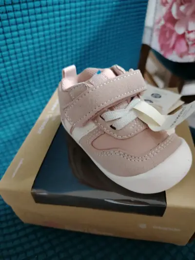 Zapatillas gateo bebé Colloky rosas - miniatura 2