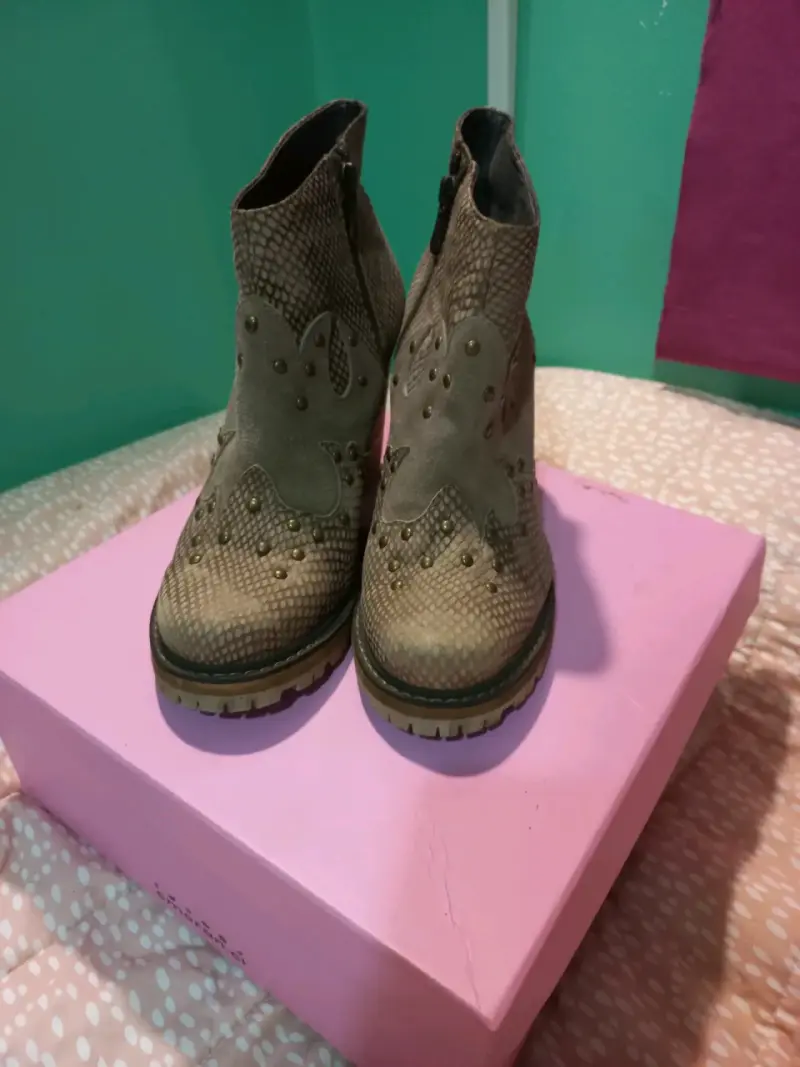 zapatos marca exótica 100% de cuero - 1