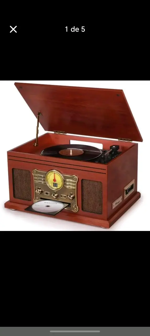 Radio retro de madera - 4
