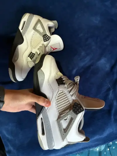 Jordan 4 white cement - miniatura 2