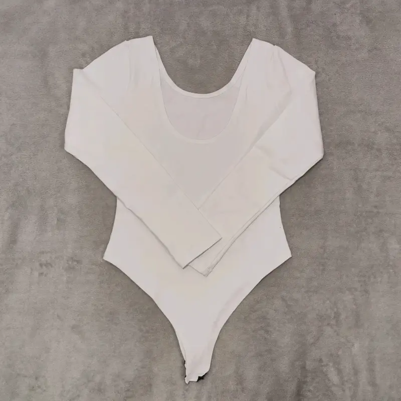 Body blanco manga larga - 1