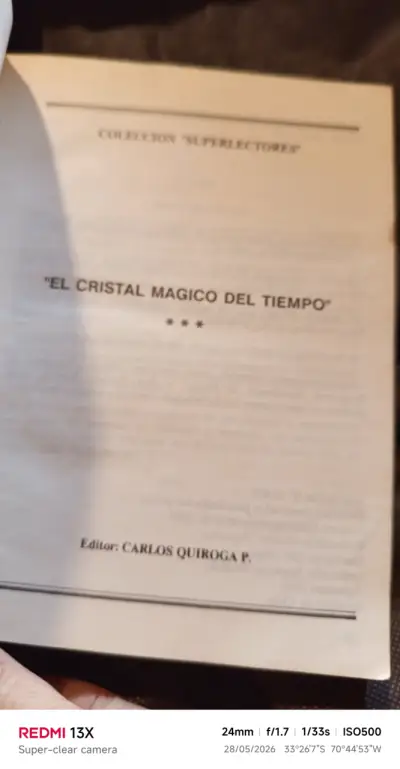 Libro" El Cristal Mágico del Tiempo" - miniatura 2