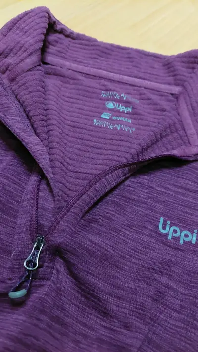 Polerón morado Lippi con cierre - miniatura 2