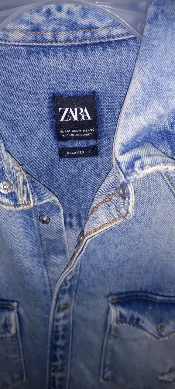 Camisa de mezclilla Zara - 1