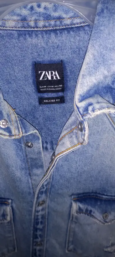 Camisa de mezclilla Zara - miniatura 1