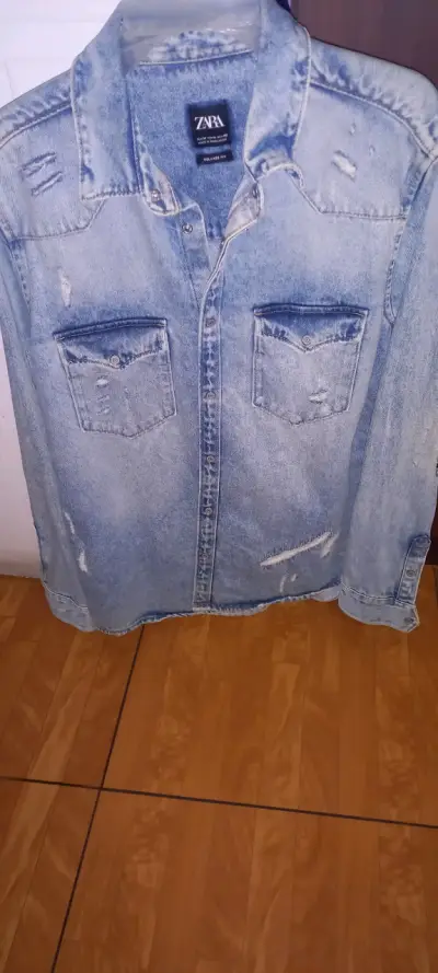Camisa de mezclilla Zara - miniatura 2
