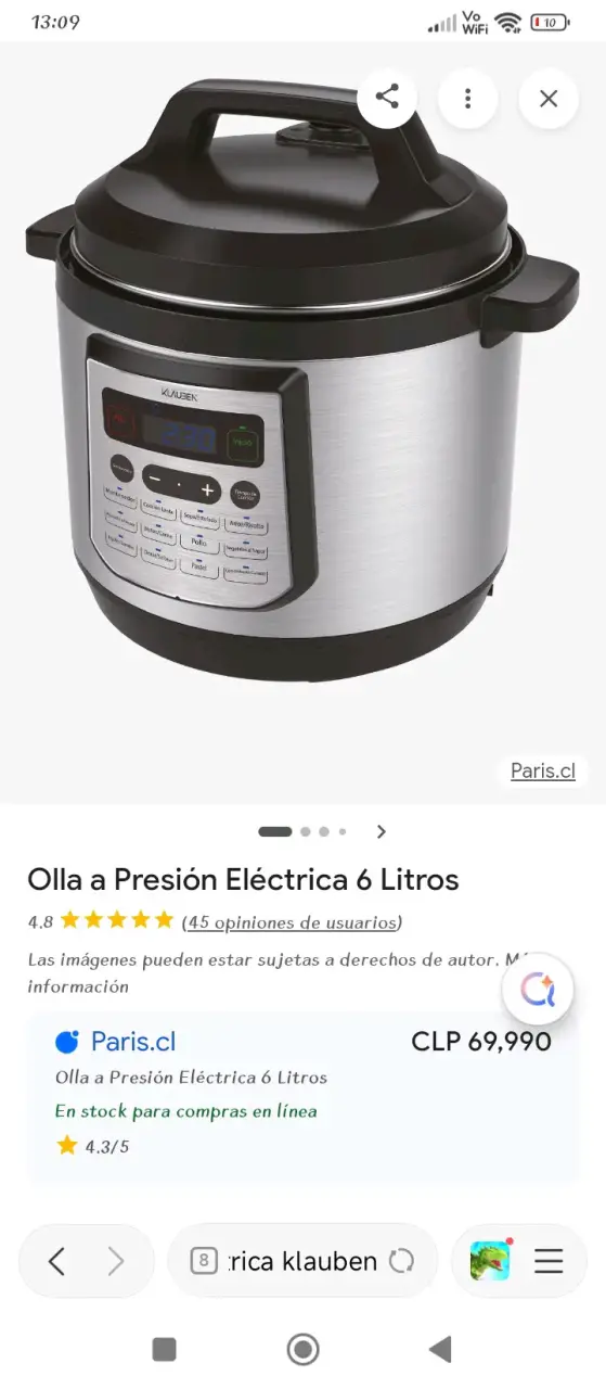 Olla a presion electrica digital - 1