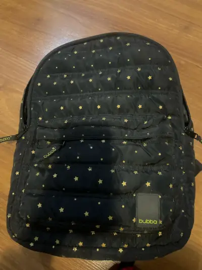 Mochila bubba negra con estrellas doradas - miniatura 1