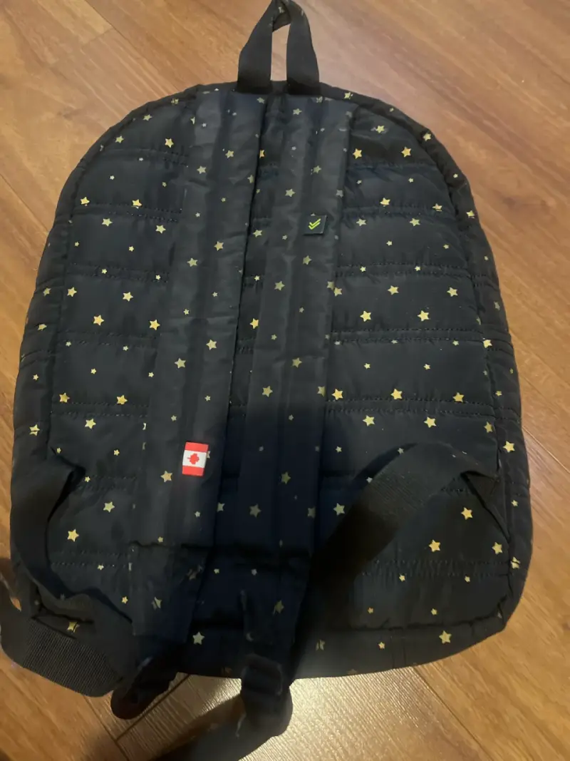 Mochila bubba negra con estrellas doradas - 2