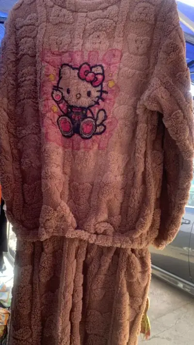 Pijama rosa para niña FEMU - miniatura 3