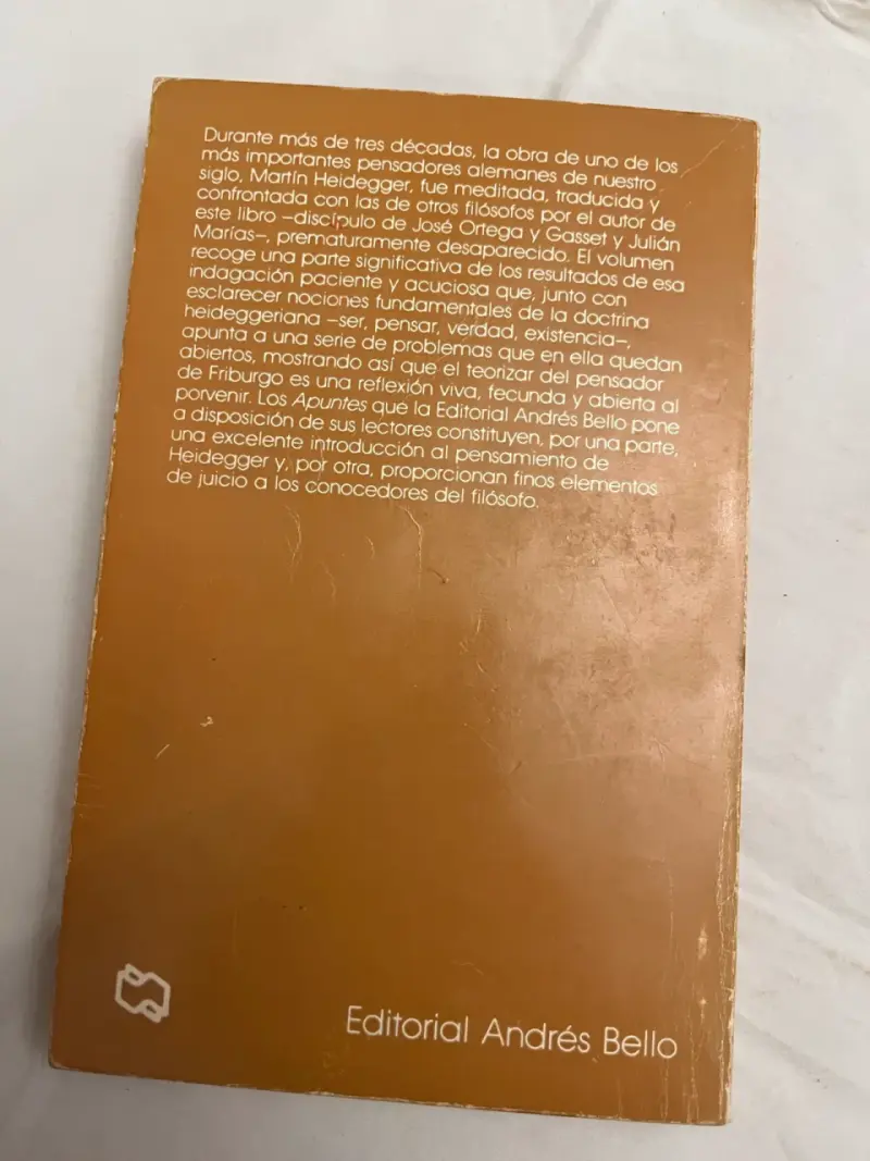 Apuntes del Pensar de Heidegger - Francisco Soler - 2