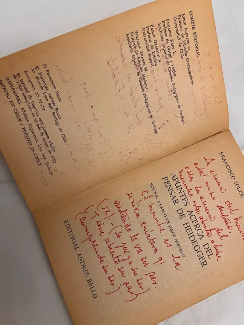 Apuntes del Pensar de Heidegger - Francisco Soler - 5
