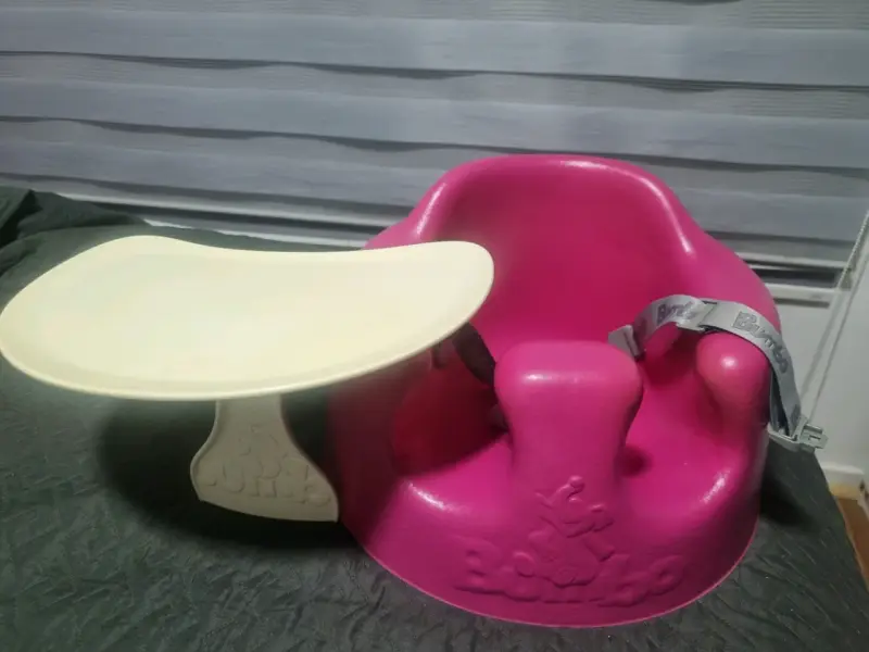 Asiento Bumbo rosa para bebé - 2