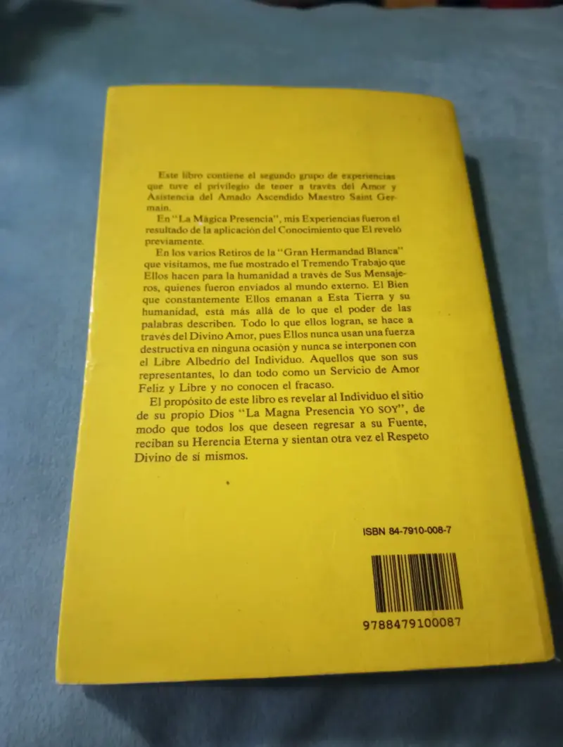 Libro Yo Soy La Mágica Presencia - Saint Germain ( - 2