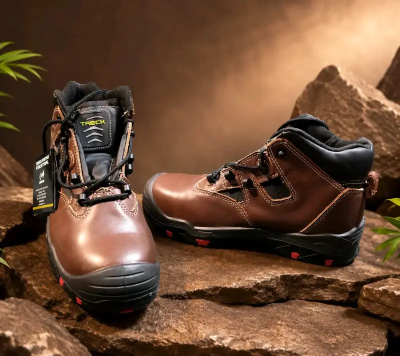 Botas de seguridad marrones