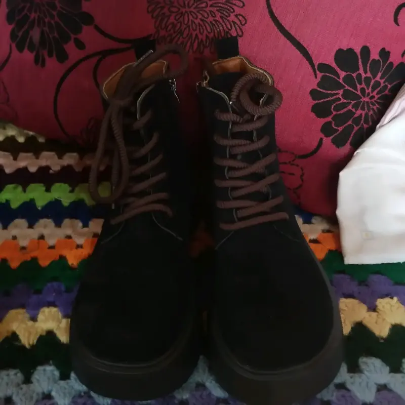 Botines negros de gamuza - 2