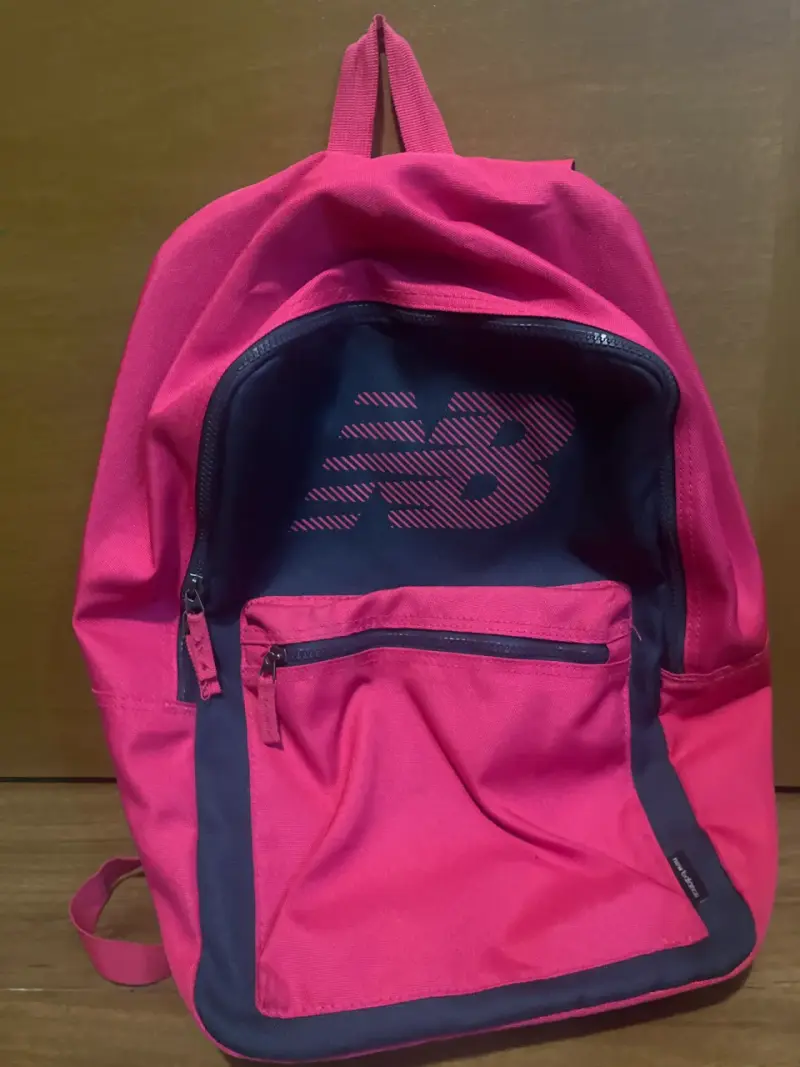 Mochila rosa New Balance grande - 1