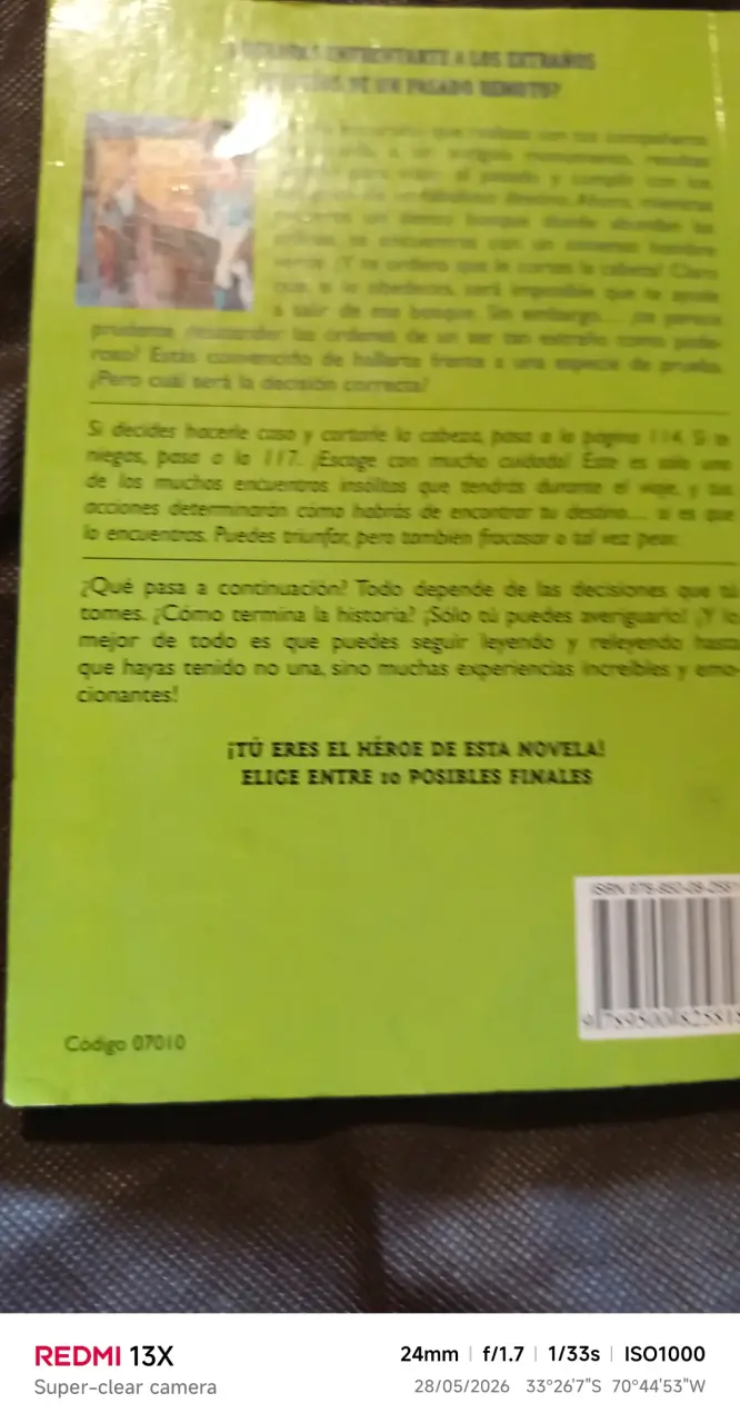 Libro " El secreto de la colina del misterio" - 2