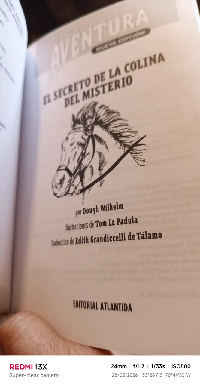 Libro " El secreto de la colina del misterio" - 3