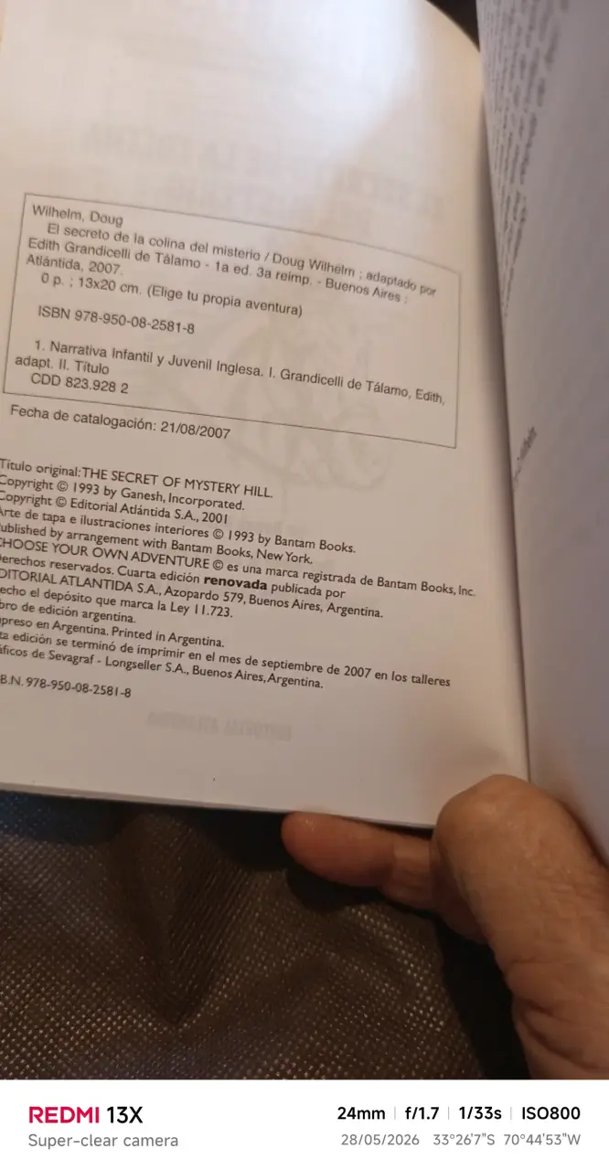 Libro " El secreto de la colina del misterio" - 5