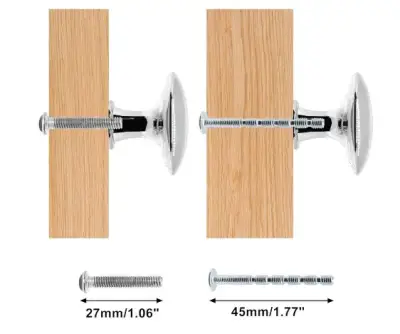 Tirador Perilla Plano Puerta Mueble 30mm - miniatura 3