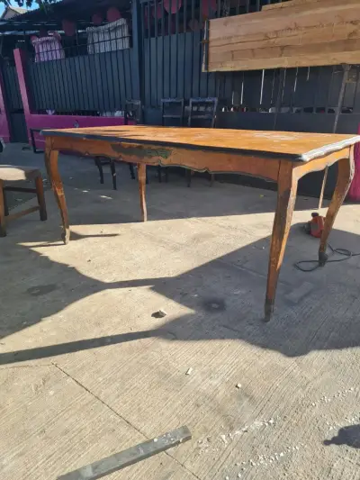 Mesa normando +3sillaas normando para restaurar - miniatura 1