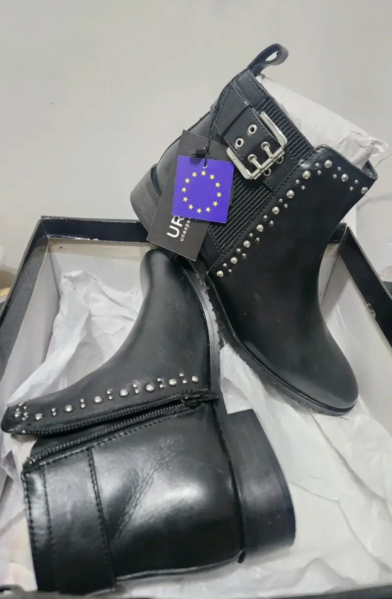 Botines negros de cuero URBANO - 3
