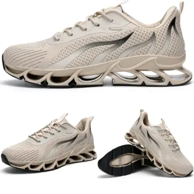 Zapatillas deportivas beige - miniatura 1