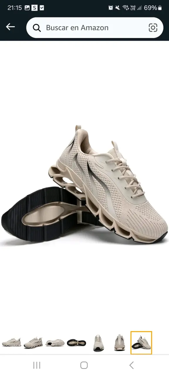 Zapatillas deportivas beige - 2