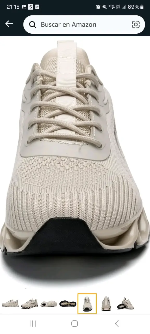 Zapatillas deportivas beige - 4