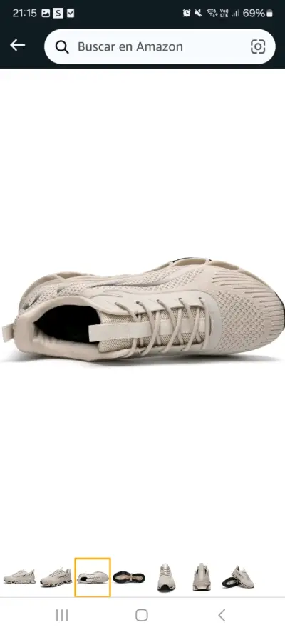 Zapatillas deportivas beige - miniatura 6
