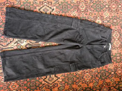 Pantalones cargo negros - miniatura 1