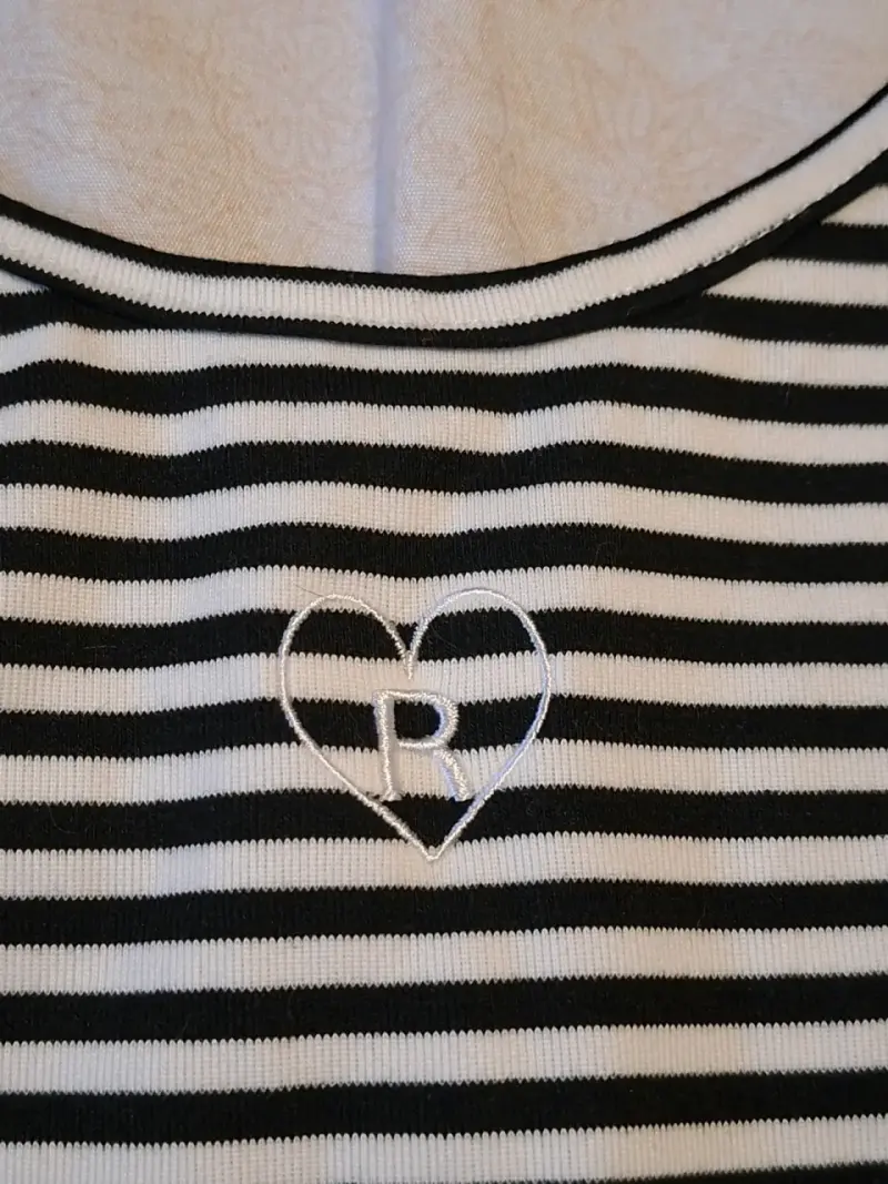 Polera rayada con tirantes - 2