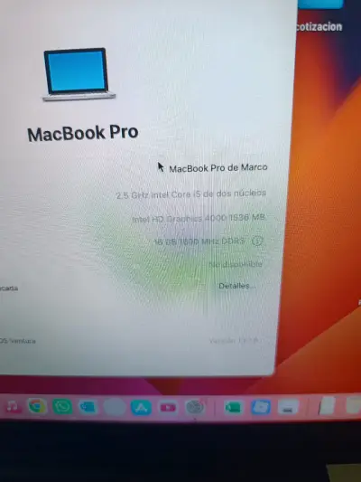 Laptop MacBook con cargador - miniatura 5