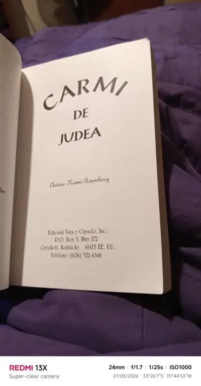 Libro 'Carmi de Judea' - miniatura 2