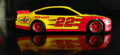 Ford Mustang Nascar, coleccion shell - miniatura 1