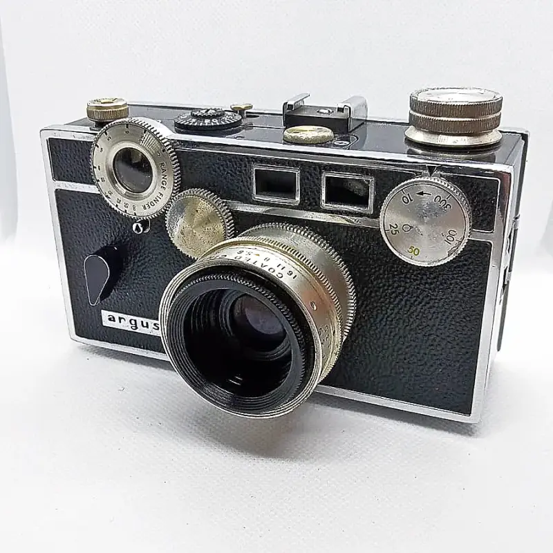 Cámara vintage Argus negra - 1