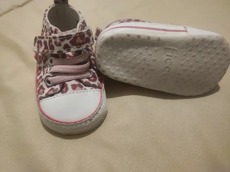 Zapatillas bebé estampado leopardo - 2