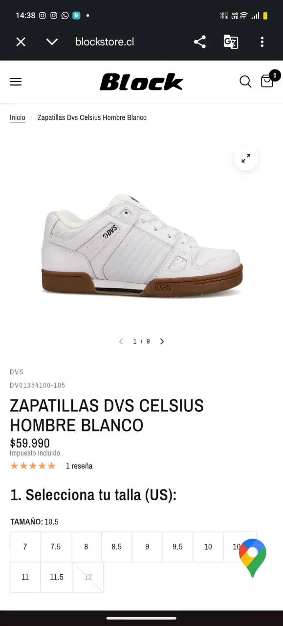 Zapatillas blancas DVS celvius Skate - 5