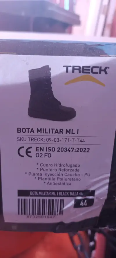 Botas Militares Treck Talla 44 - miniatura 1