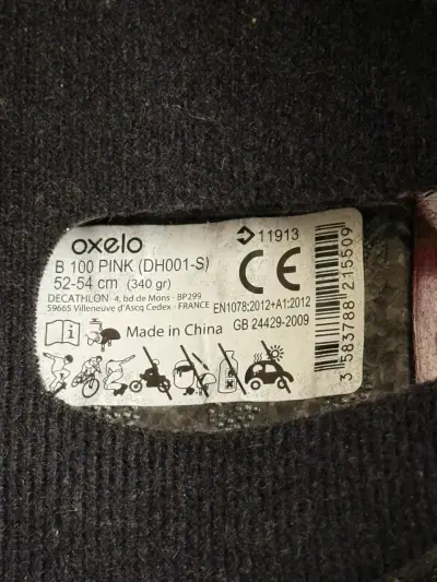 Casco de bicicleta rosa - miniatura 4