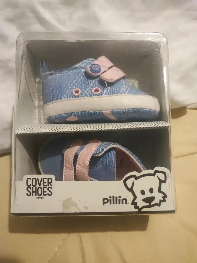 Zapatillas bebé azul y rosa - 5